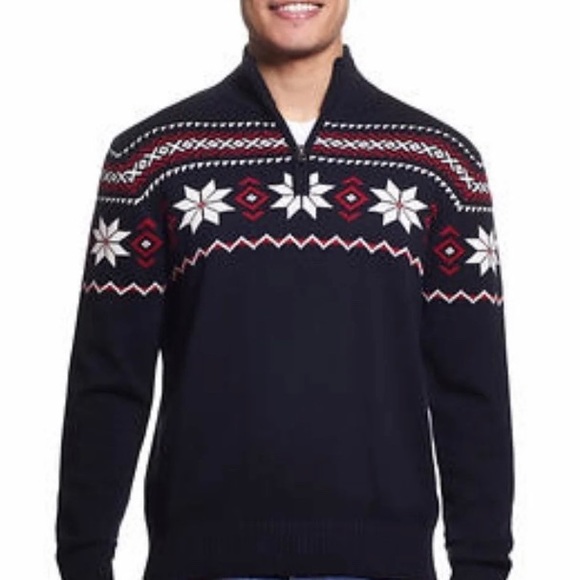 NWT Weatherproof Size XXL Winter Sweater 1/4 zip, nice quality! - Picture 2 of 8